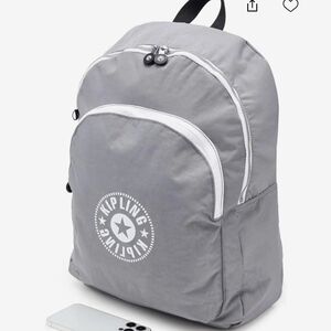 NEW WithTags-Kipling Curtis Large 17” Laptop Backpack | Lightweight Nylon | Gray